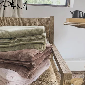 Papa&Mima Solid color Soft Winter Blankets 100% Polyester Fiber Double Face Bedsheets Linen twin queen single size
Papa&Mima Solid color Soft Winter Blankets 100% Polyester Fiber Double Face Bedsheets Linen twin queen single size