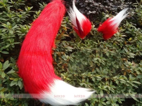 Anime Cosplay Long Fur Red White Fox Ear + plush tail 25.6" 65cm Party Halloween
Anime Cosplay Long Fur Red White Fox Ear + plush tail 25.6" 65cm Party Halloween