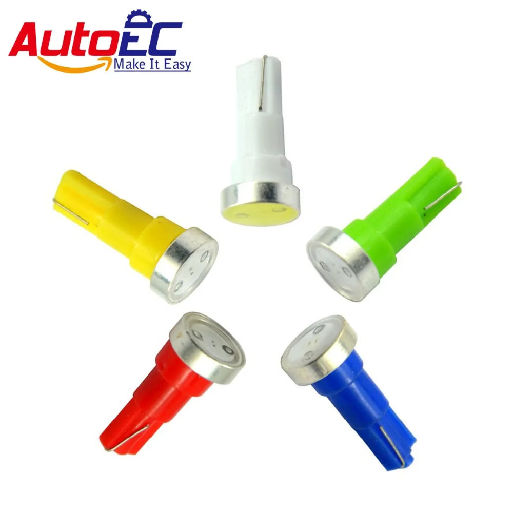 AutoEC 100x T5 High Power 1W LED Bulbs with Wedge Base LED Dashboard Panel Lights #LA03
AutoEC 100x T5 High Power 1W LED Bulbs with Wedge Base LED Dashboard Panel Lights #LA03