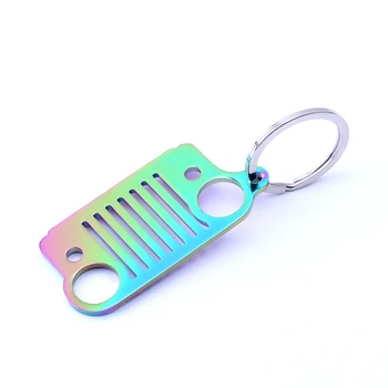 2018 HOT SALE Fashion Rainbow Car Style Stainless Steel Grill Key Chain, Car Key KeyChain KeyRing for Jeep CJ JK, TJ, YJ XJ
2018 HOT SALE Fashion Rainbow Car Style Stainless Steel Grill Key Chain, Car Key KeyChain KeyRing for Jeep CJ JK, TJ, YJ XJ