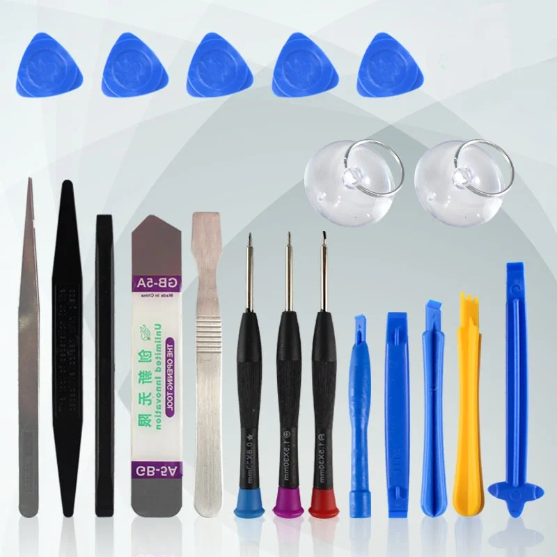 New 20 In 1 Mobile Phone Repair Tools Set Kit Spudger Pry Opening Tool Screwdriver Set For IPhone X 8 7 6S 6 Plus Hand Tools Set
New 20 In 1 Mobile Phone Repair Tools Set Kit Spudger Pry Opening Tool Screwdriver Set For IPhone X 8 7 6S 6 Plus Hand Tools Set
