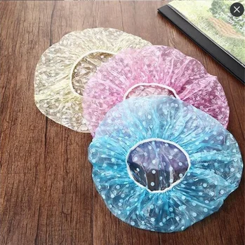 1000pcs Disposable PE Plastic Shower Caps Dot Print Waterproof Elastic Band Bathing Hat Caps Free Shipping wen7008
1000pcs Disposable PE Plastic Shower Caps Dot Print Waterproof Elastic Band Bathing Hat Caps Free Shipping wen7008