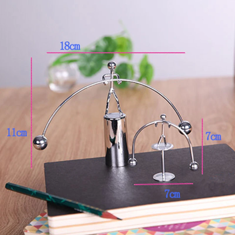1Pcs Metal Newton Pendulum Physics Science Perpetual Balance Weight Lifting Iron Man Gift Tumbler Desk Toy Home Decoration
1Pcs Metal Newton Pendulum Physics Science Perpetual Balance Weight Lifting Iron Man Gift Tumbler Desk Toy Home Decoration