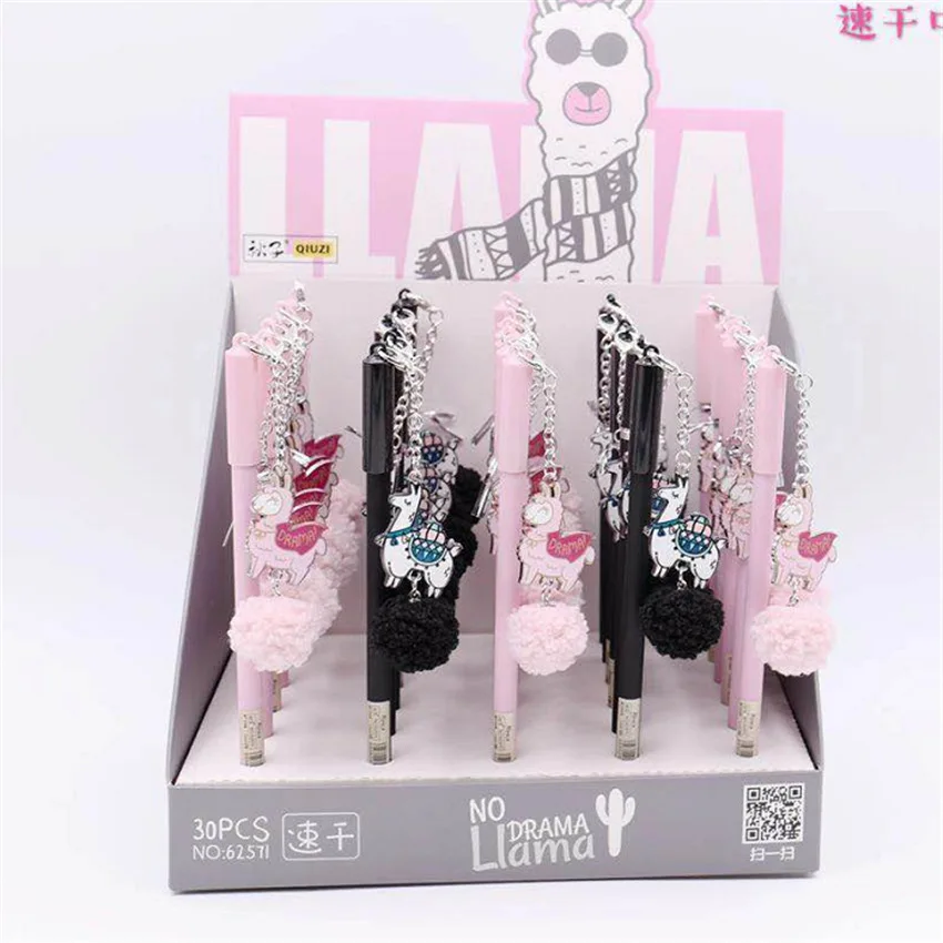 30 pcs Gel Pens Cartoon Mink alpaca black colored gel-inkpens for writing Cute stationery office school supplies 0.5mm
30 pcs Gel Pens Cartoon Mink alpaca black colored gel-inkpens for writing Cute stationery office school supplies 0.5mm