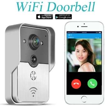 WiFi Wireless Video Door Phone intercom Smart Doorbell Peehole Camera PIR IR Night Vision Alarm Android IOS Smart Home
WiFi Wireless Video Door Phone intercom Smart Doorbell Peehole Camera PIR IR Night Vision Alarm Android IOS Smart Home
