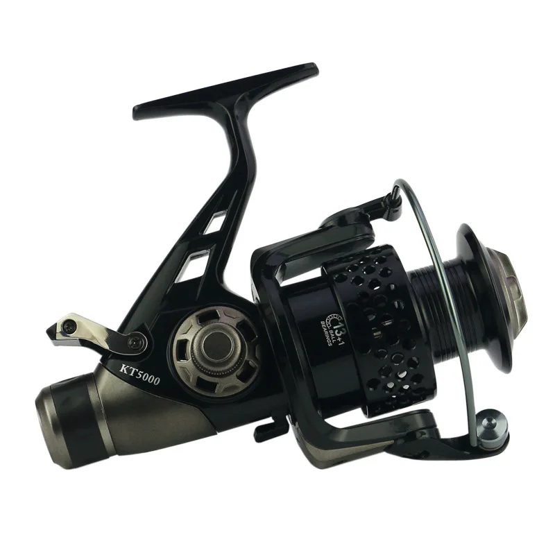 2019 New Double Brake Design Fishing Reel 13+1BB Super Strong Carp Fishing Feeder Spinning Reel Spinning wheel fishing wheel KT
2019 New Double Brake Design Fishing Reel 13+1BB Super Strong Carp Fishing Feeder Spinning Reel Spinning wheel fishing wheel KT
