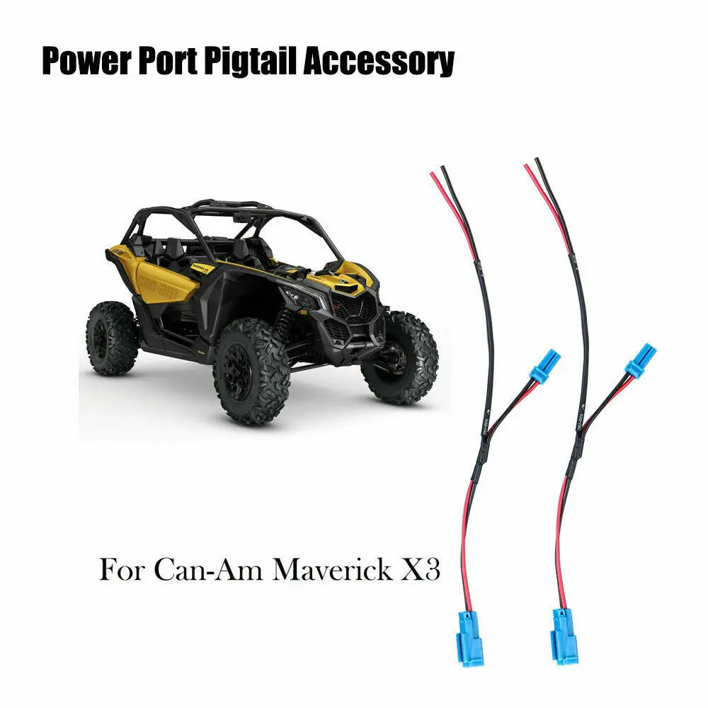 KEMIMOTO UTV ATV Power Port 2 Wiring Pigtail Connector Accessory For Can-Am Maverick X3 2017-2018
KEMIMOTO UTV ATV Power Port 2 Wiring Pigtail Connector Accessory For Can-Am Maverick X3 2017-2018