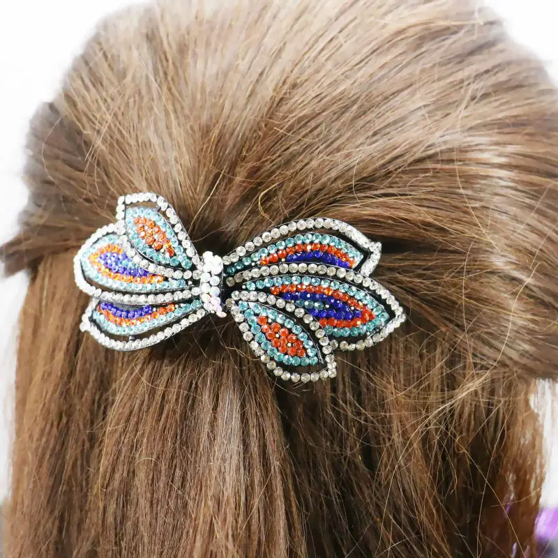 42*92mm Wedding Headdress Butterfly Bowknot Bows Inlaid Rhinestone Headband Head Bands Headpiece Crystal Accessory Ornaments
42*92mm Wedding Headdress Butterfly Bowknot Bows Inlaid Rhinestone Headband Head Bands Headpiece Crystal Accessory Ornaments