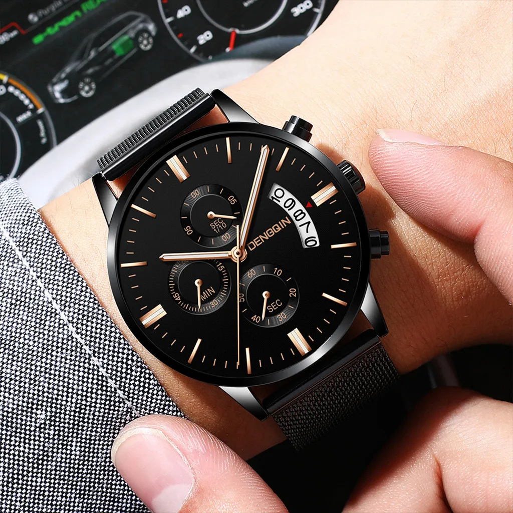 DENGQIN Fashion Casual Luxury Top Brand Men Watch Stainless Steel Strap Bracele Mens Clock Business Quartz Watches reloj hombre
DENGQIN Fashion Casual Luxury Top Brand Men Watch Stainless Steel Strap Bracele Mens Clock Business Quartz Watches reloj hombre