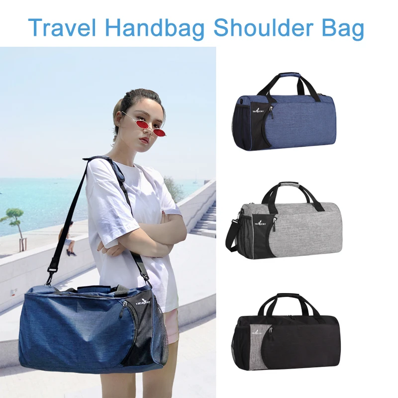 Travel Bag Dry and wet separation Crossbody bag Polyester contrast fashion shoulder bag for travel and fitness
Travel Bag Dry and wet separation Crossbody bag Polyester contrast fashion shoulder bag for travel and fitness