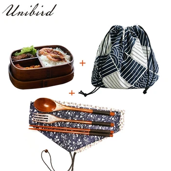 Unibird Wooden Japanese Oval Lunch Box with Bag&Spoon Chopsticks Sushi Food Container Kids Compartment Bento Box Dinnerware Set
Unibird Wooden Japanese Oval Lunch Box with Bag&Spoon Chopsticks Sushi Food Container Kids Compartment Bento Box Dinnerware Set