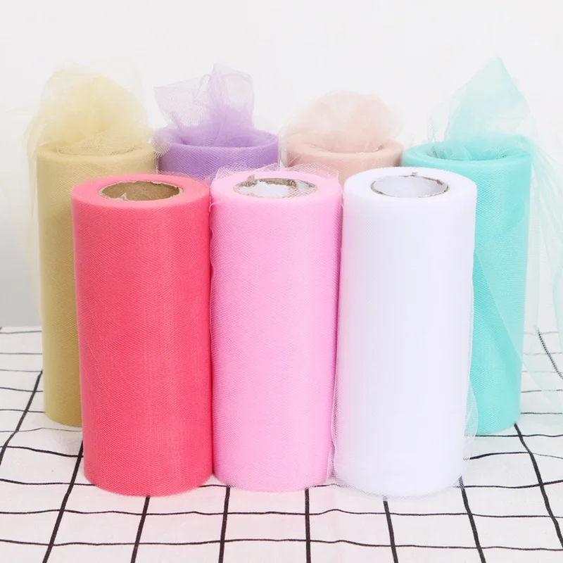 22 yards 15cm Tulle Roll Spool Tutu Wedding Decoration Baby Shower Girl Organza Laser Dress DIY Crafts Birthday Party Supplies
22 yards 15cm Tulle Roll Spool Tutu Wedding Decoration Baby Shower Girl Organza Laser Dress DIY Crafts Birthday Party Supplies