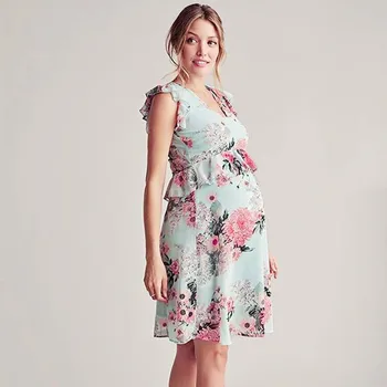 Womens Mother Maternity Dresses Floral Falbala Pregnant Sleeveless Ruffles Clothes Pregnancy Dress Summer 2019 Maternity Gown
Womens Mother Maternity Dresses Floral Falbala Pregnant Sleeveless Ruffles Clothes Pregnancy Dress Summer 2019 Maternity Gown