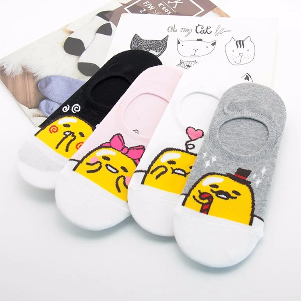 Gudetama Cartoon cos socks cute funny happy invisible women sock spring summer comfortable non slip white pink cotton boat socks
Gudetama Cartoon cos socks cute funny happy invisible women sock spring summer comfortable non slip white pink cotton boat socks