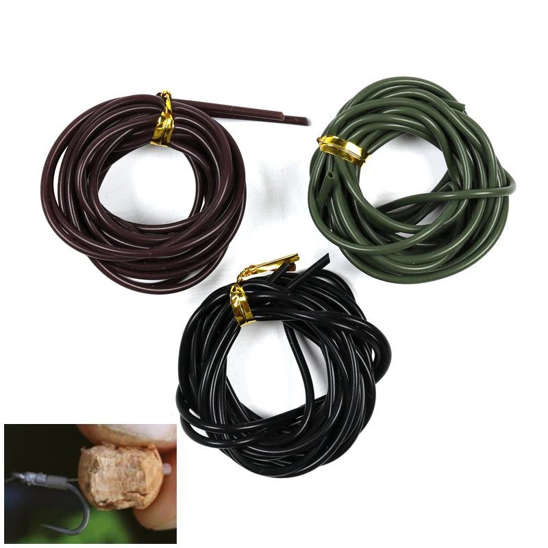 Bimoo 2m/pack Carp Fishing Floater Rig Silicone Tube Hair Rig Hook Silicone Camouflage Green 2mm Fishing Tackle Rubber Sleeve
Bimoo 2m/pack Carp Fishing Floater Rig Silicone Tube Hair Rig Hook Silicone Camouflage Green 2mm Fishing Tackle Rubber Sleeve