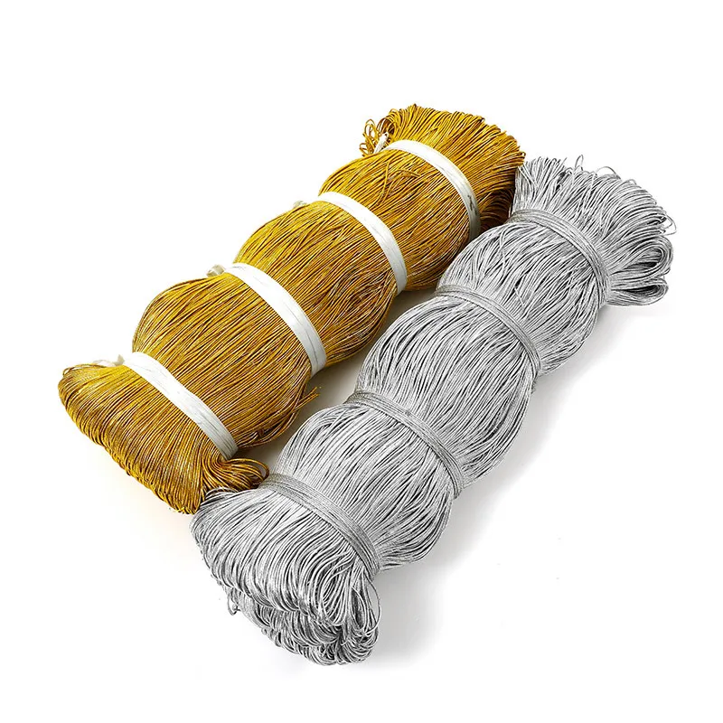 1MM x 110M Elactic Gold/Silver Packing Rope Ornaments String Elastic Cords Home Decor Handmade Christmas Gift Craft Projects
1MM x 110M Elactic Gold/Silver Packing Rope Ornaments String Elastic Cords Home Decor Handmade Christmas Gift Craft Projects