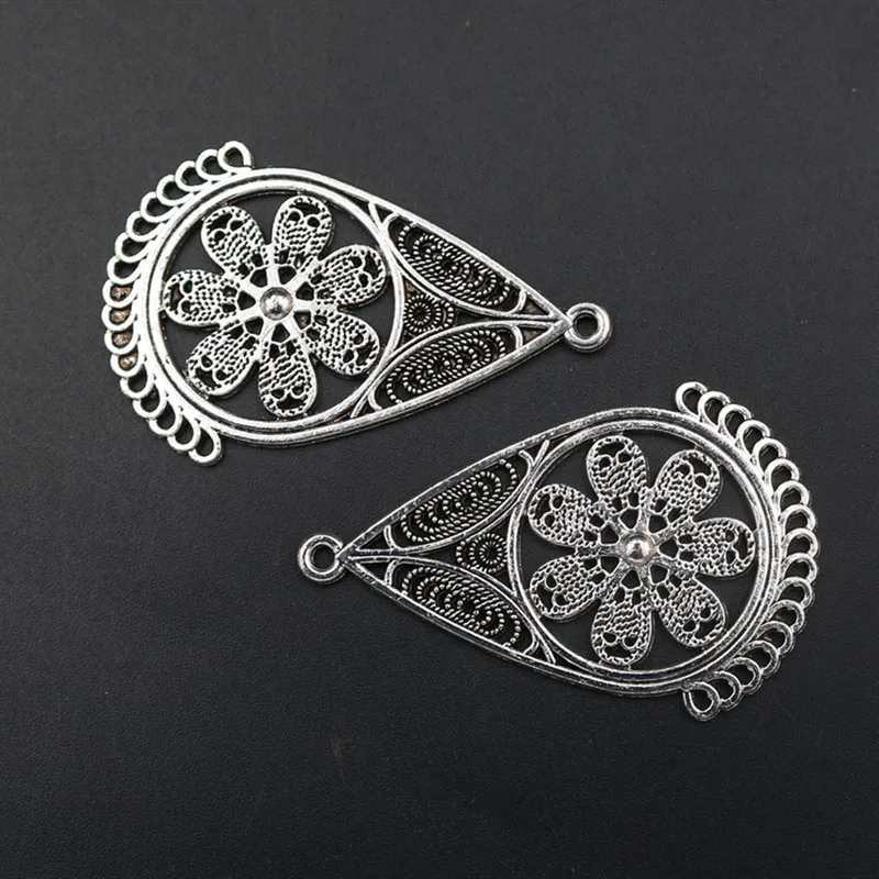 3pcs Antique Silver Plated Hollow Retro Raindrop Type alloy Pendants Necklace Bracelet DIY Metal Jewelry Charm Findings A1742
3pcs Antique Silver Plated Hollow Retro Raindrop Type alloy Pendants Necklace Bracelet DIY Metal Jewelry Charm Findings A1742