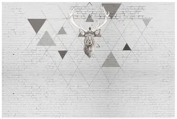 3D wall murals wallpaper custom picture mural wall paper Wall deer and triangular pattern wall decoration 3d room wallpaper
3D wall murals wallpaper custom picture mural wall paper Wall deer and triangular pattern wall decoration 3d room wallpaper