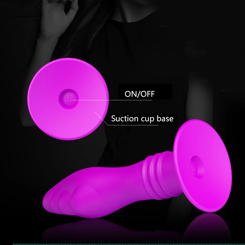 Silicone G Spot Butt Plug Vibrator Prostate Massage Anus Stimulator Anal Dildo Vibrator Adult Sex Toys For Men Women Masturbator
