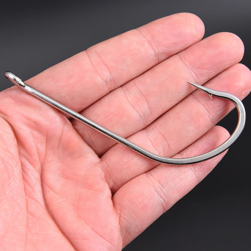 Stainless Steel Long Shank Hook Big Size Trolling Jig Single Hook Octopus Lure Rigging Hook Spares Size 7/0 8/0 9/0 10/0
Stainless Steel Long Shank Hook Big Size Trolling Jig Single Hook Octopus Lure Rigging Hook Spares Size 7/0 8/0 9/0 10/0