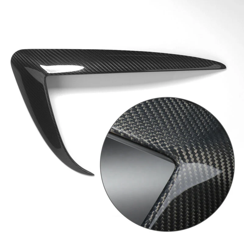 for car accessories Black 2pcs Car Carbon Fiber Bumper Headlight Fog Lamp Protection Frame for Tesla 3 car-styling
for car accessories Black 2pcs Car Carbon Fiber Bumper Headlight Fog Lamp Protection Frame for Tesla 3 car-styling