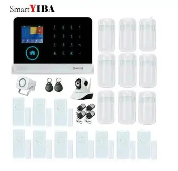 SmartYIBA APP Control Smart PIR Motion Siren Sensors Kits Wireless Remote Alarmes Wifi GSM Home Burglar Alarm System IP Camera
SmartYIBA APP Control Smart PIR Motion Siren Sensors Kits Wireless Remote Alarmes Wifi GSM Home Burglar Alarm System IP Camera