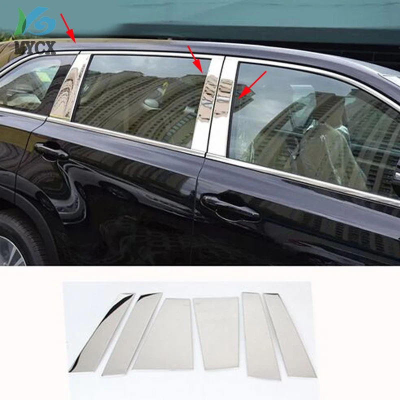ACCESSORIES FIT FOR TOYOTA HIGHLANDER KLUGER 2014 2015 WINDOW CHROME PILLAR POST COVER TRIM MOLDING GARNISH ACCENT
ACCESSORIES FIT FOR TOYOTA HIGHLANDER KLUGER 2014 2015 WINDOW CHROME PILLAR POST COVER TRIM MOLDING GARNISH ACCENT