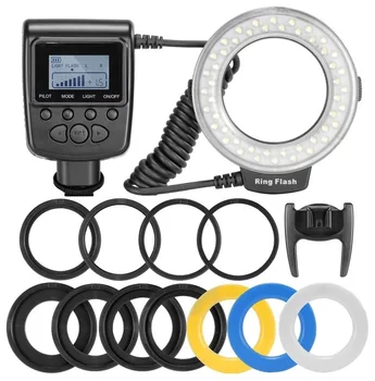 2018 pcs RF-550D Macro LED Ring Flash Light and Flash Diffusers for NIKON Canon Olympus Sony(HDMI) DSLR Cameras
2018 pcs RF-550D Macro LED Ring Flash Light and Flash Diffusers for NIKON Canon Olympus Sony(HDMI) DSLR Cameras