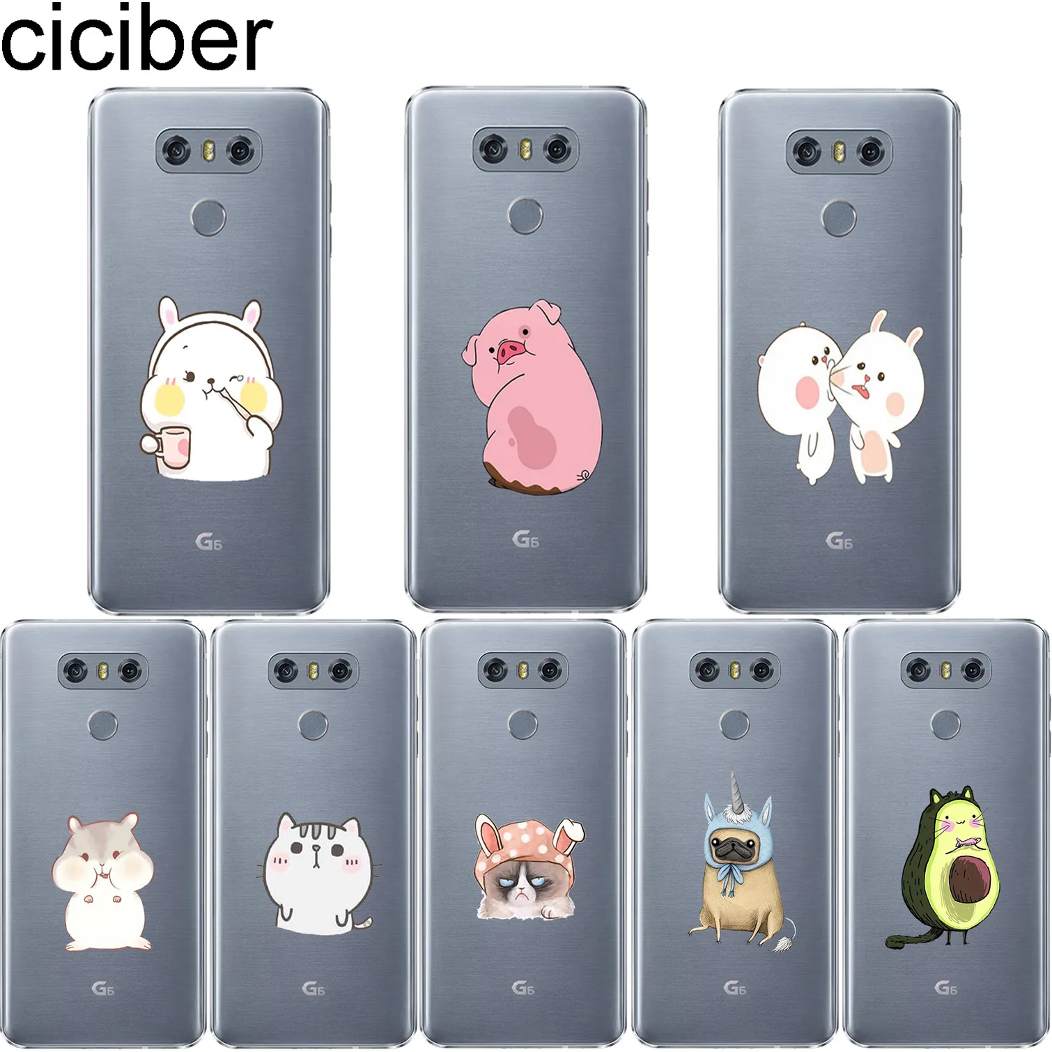 ciciber Cat Pig Phone Case for LG G6 G7 G5 G4 V30 V35 V40 V20 THINQ Soft TPU Case for LG K10 K8 K7 K4 K9 K11 + 2017 2018 Coque
ciciber Cat Pig Phone Case for LG G6 G7 G5 G4 V30 V35 V40 V20 THINQ Soft TPU Case for LG K10 K8 K7 K4 K9 K11 + 2017 2018 Coque