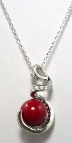 huij 003333 Elegant 12mm Genuine Red South Sea Shell Pearl 18KGP Jewelry Pendant Necklace 2pc
huij 003333 Elegant 12mm Genuine Red South Sea Shell Pearl 18KGP Jewelry Pendant Necklace 2pc