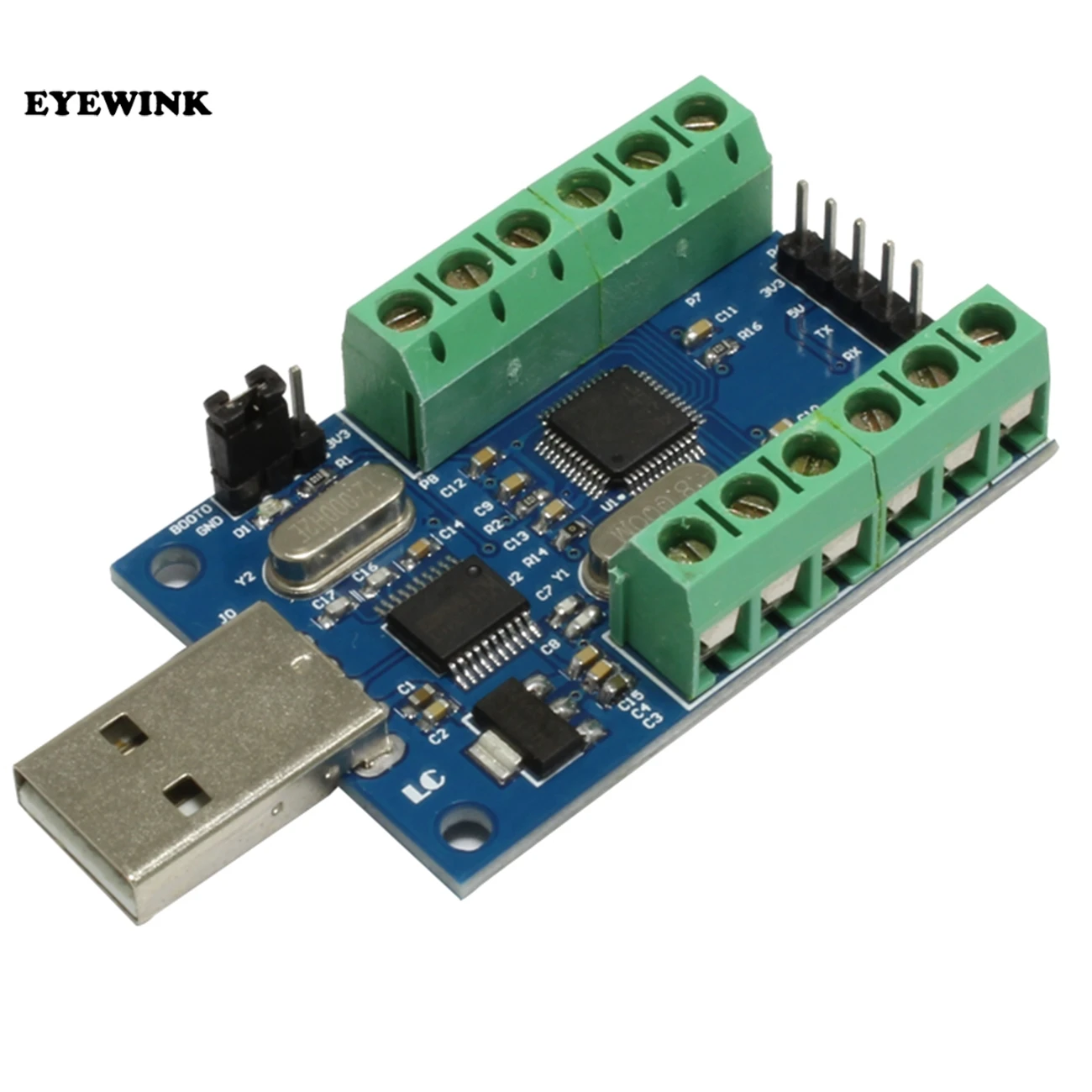 USB 10-Channel 12Bit AD Data Collection Module STM32 UART ADC Module 10- Channel Single Port Input
USB 10-Channel 12Bit AD Data Collection Module STM32 UART ADC Module 10- Channel Single Port Input
