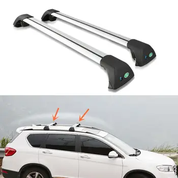 Silvery Aluminum Cross Bar Roof Cargo Luggage Rack For Porsche cayenne 2013-2015
Silvery Aluminum Cross Bar Roof Cargo Luggage Rack For Porsche cayenne 2013-2015
