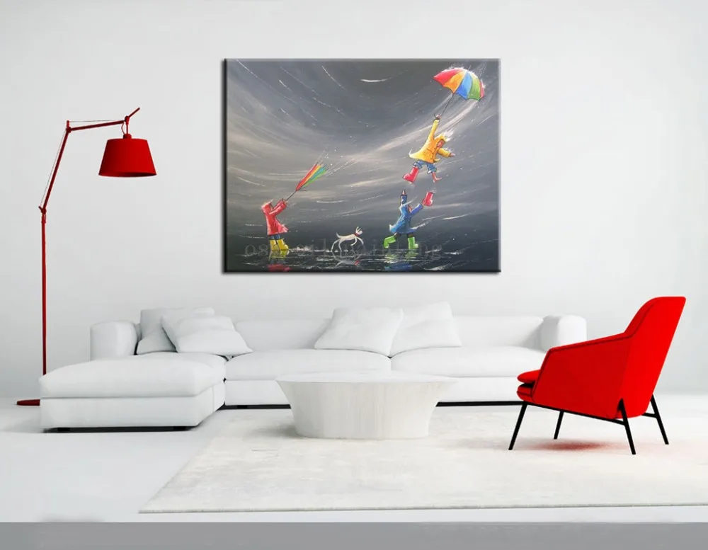 Handmade Modern Abstract Fine Art Acrylic Oil Painting Colours Umbrella Fun Large Canvas Craft Picture Kids Dog Canvas Paintings
Handmade Modern Abstract Fine Art Acrylic Oil Painting Colours Umbrella Fun Large Canvas Craft Picture Kids Dog Canvas Paintings