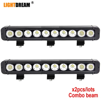 LED Light Bar 17inch 100W Spot / Flood Combo Single Row 8500LM Off Road LED Driving Light Roof Bumper Light Bar x2pcs
LED Light Bar 17inch 100W Spot / Flood Combo Single Row 8500LM Off Road LED Driving Light Roof Bumper Light Bar x2pcs