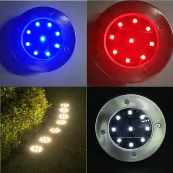 Underground Light 9 LED Solar Power Buried Ground Light Lamp Waterproof Outdoor Path Way Garden Lawn Yard Outdoor Lighting
Underground Light 9 LED Solar Power Buried Ground Light Lamp Waterproof Outdoor Path Way Garden Lawn Yard Outdoor Lighting
