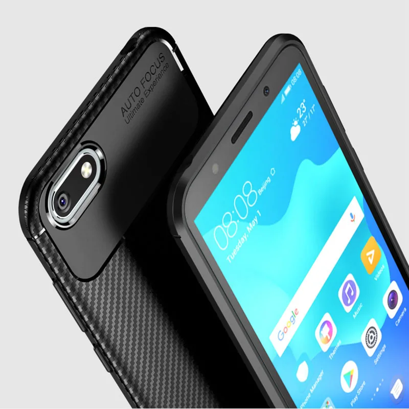 Чехол для honor 7a чехол huawei y5 prime 2018 мягкий силиконовый защитный из ТПУ 360
