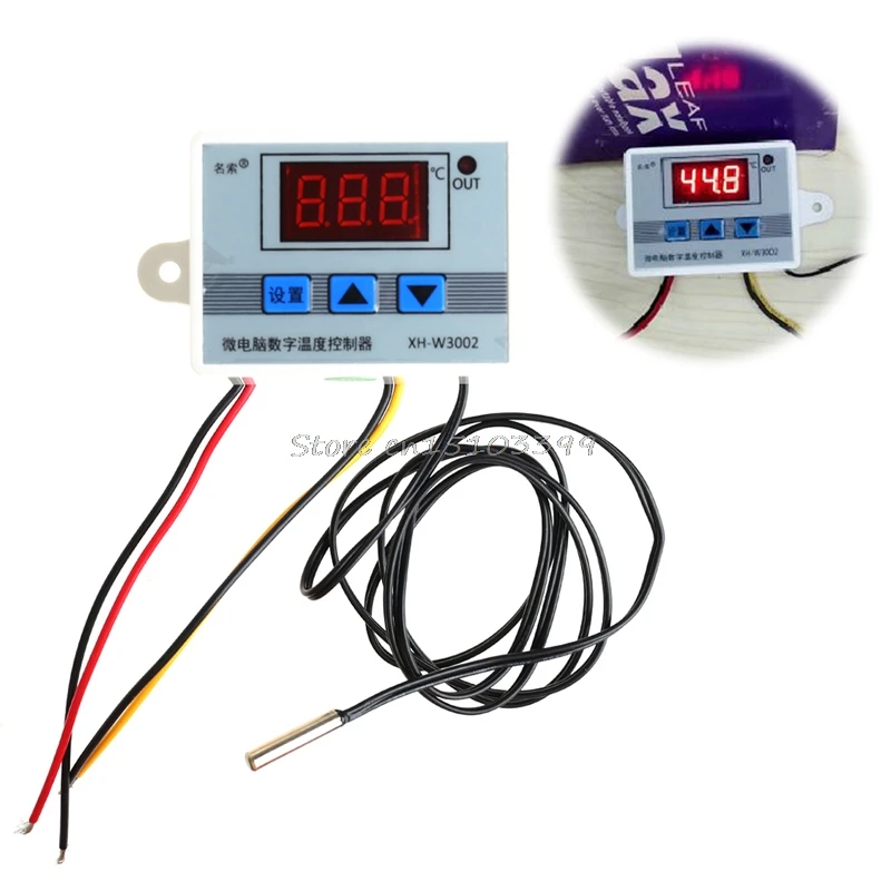 220V 12V 24V Digital LED Temperature Controller Thermostat Switch Probe Sens Drop Ship
220V 12V 24V Digital LED Temperature Controller Thermostat Switch Probe Sens Drop Ship