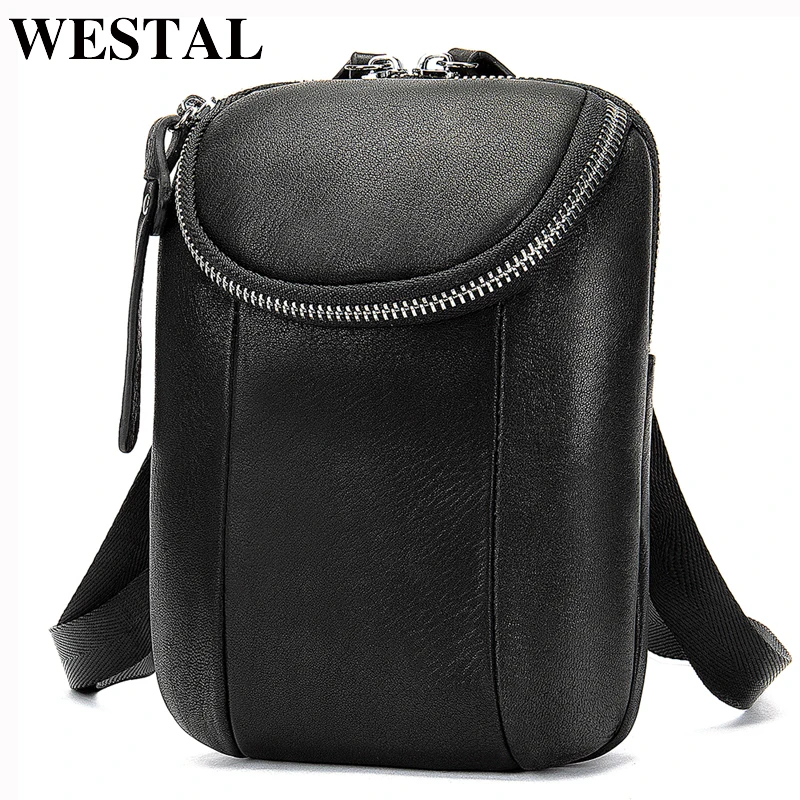 WESTAL men's leather shoulder bags male crossbody bag genuine leather small flap zipper new belt bag messenger bag for men 9818
WESTAL men's leather shoulder bags male crossbody bag genuine leather small flap zipper new belt bag messenger bag for men 9818