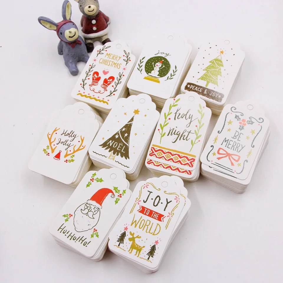 50PCS/Lot Merry Christmas Paper Tags With Rope DIY Craft Label For Christmas Party Handmade Hang Tag Gift Wrapping Supplies
50PCS/Lot Merry Christmas Paper Tags With Rope DIY Craft Label For Christmas Party Handmade Hang Tag Gift Wrapping Supplies