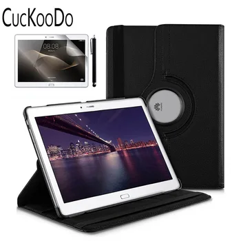 CucKooDo 360 Rotating Magnet Folding Folio Smart Cover PU Leather Case for Huawei MediaPad M2 10 Tablet +Stylus +Screen Film
CucKooDo 360 Rotating Magnet Folding Folio Smart Cover PU Leather Case for Huawei MediaPad M2 10 Tablet +Stylus +Screen Film