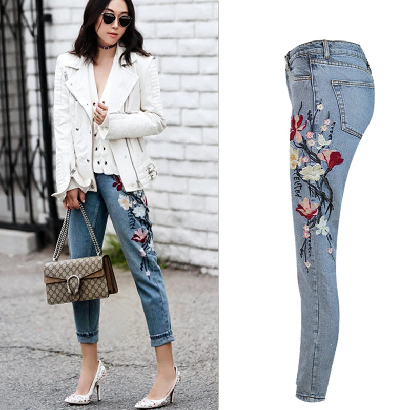 YiQuanYiMei HOT Fashion 3D jeans with embroidery Jeans women skinny jeans women high waist Denim Pants jean
YiQuanYiMei HOT Fashion 3D jeans with embroidery Jeans women skinny jeans women high waist Denim Pants jean