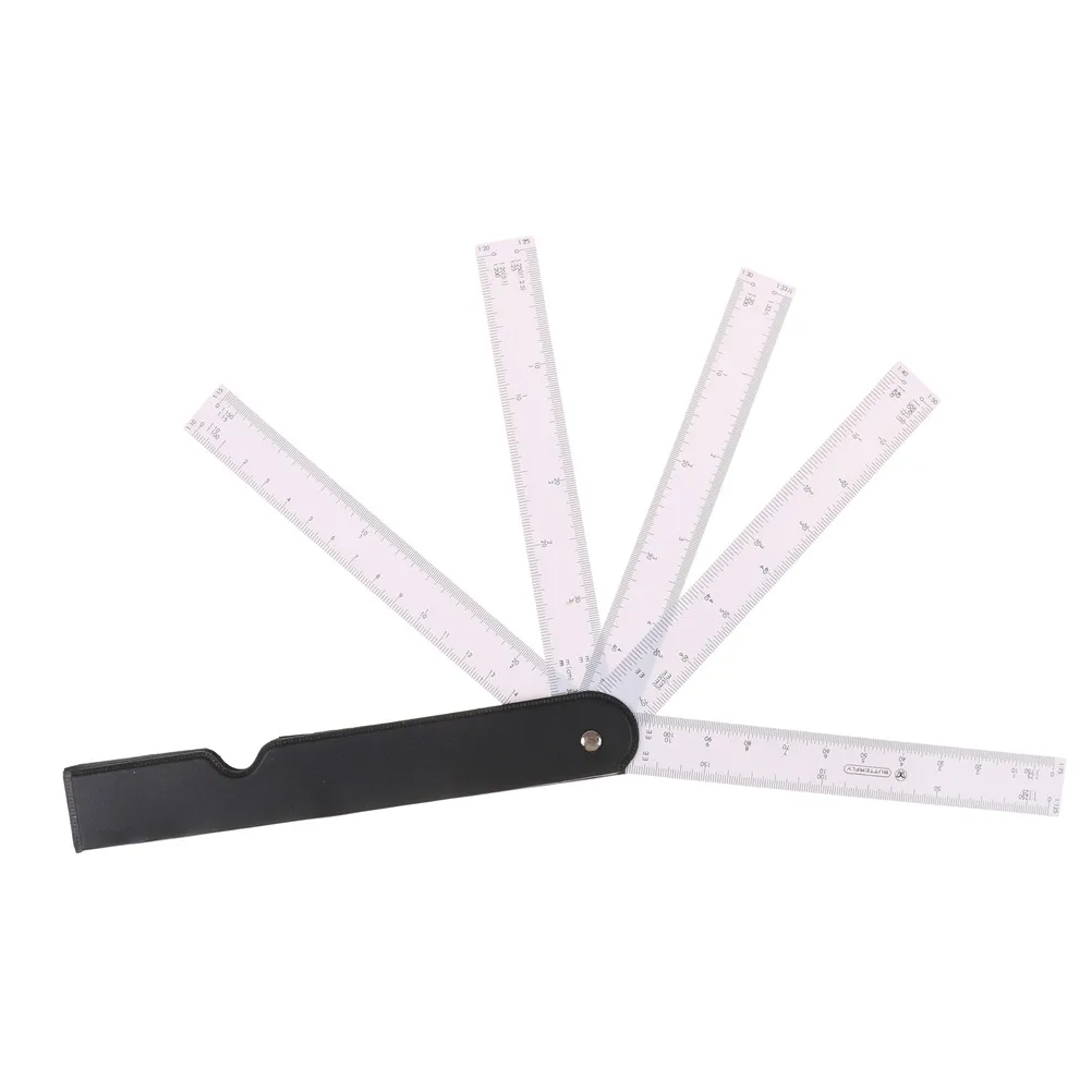 1pc 5 Sizes Multifunctional Multiscale Foldable Fan Shape Architects Scale Ruler With 5 Blades For Engineering Architects
1pc 5 Sizes Multifunctional Multiscale Foldable Fan Shape Architects Scale Ruler With 5 Blades For Engineering Architects