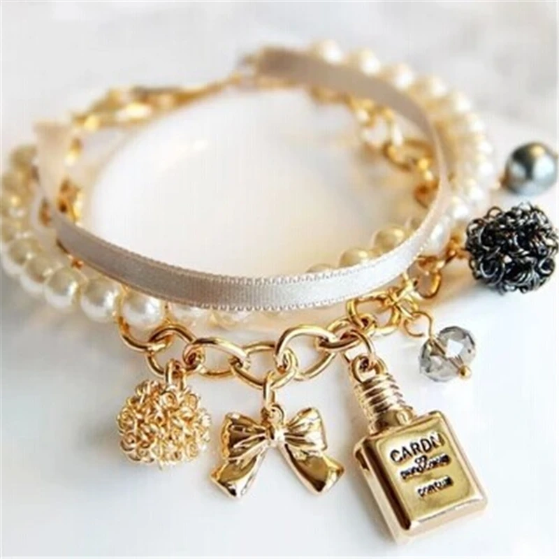 2019 Hot New Fashion Decorative Perfume Bottles Leather Simulated Pearl Bow Charm Beaded Bangles Bracelets For Women Jewelry
2019 Hot New Fashion Decorative Perfume Bottles Leather Simulated Pearl Bow Charm Beaded Bangles Bracelets For Women Jewelry