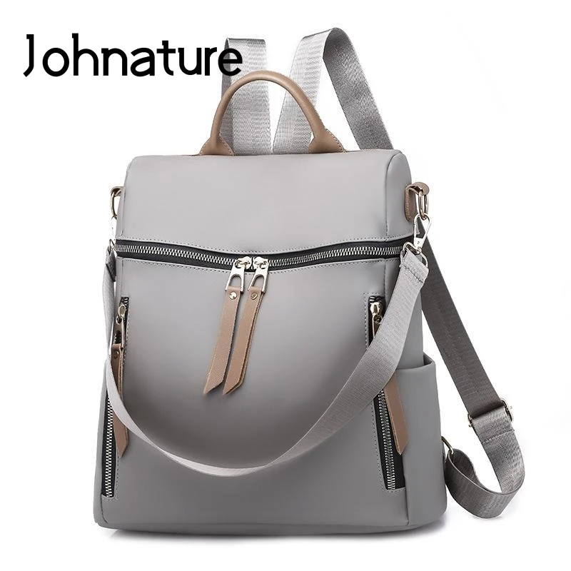 Johnature 2019 New Casual Soft Handle Flap Pocket Thread Bags Zipper Arcuate Shoulder Strap Solid Softback Women Backpack
Johnature 2019 New Casual Soft Handle Flap Pocket Thread Bags Zipper Arcuate Shoulder Strap Solid Softback Women Backpack