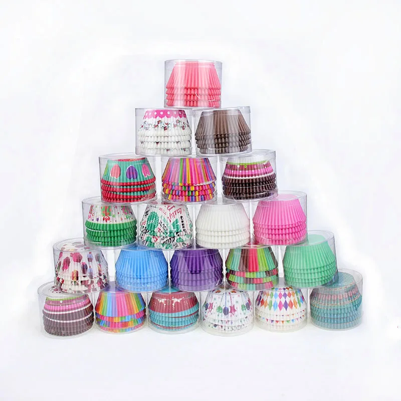 100Pc Paper Cake Forms Cupcake Baking Cup Case Party Decoration Supplies Tools Muffin | Дом и сад