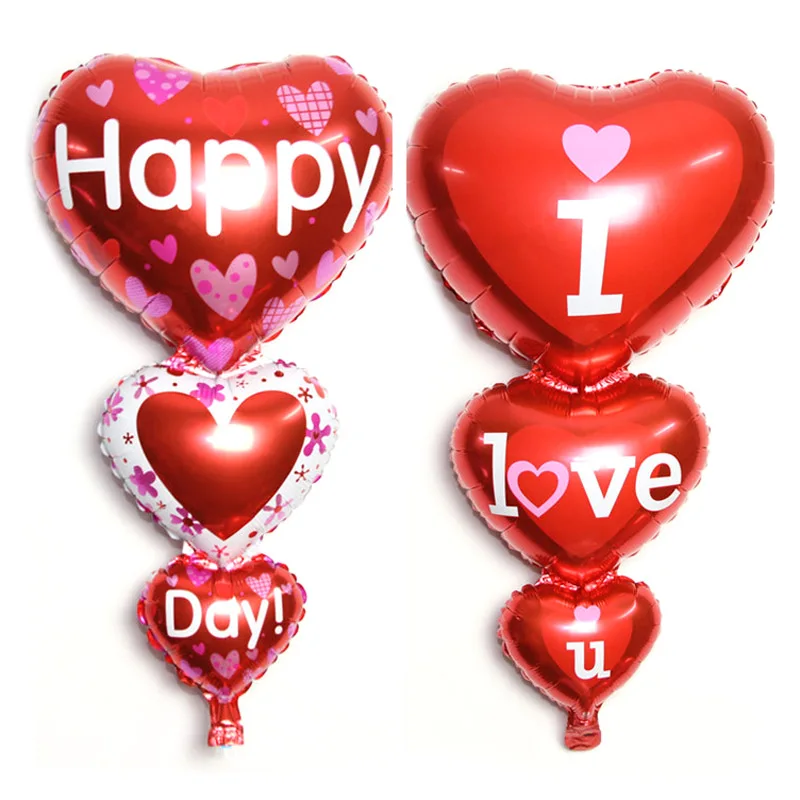 Большая I Love You/счастливый день воздушные шары с буквами любящее сердце Обручение