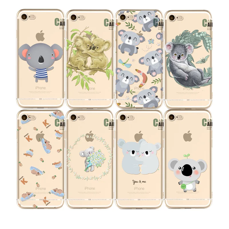 Cute Koala Phone Case For Iphone 7 8 Case Transparent Cartoon Protective Case Tpu For Iphone X 7plus 8 Plus 5 5s 6 6s Plus Case
Cute Koala Phone Case For Iphone 7 8 Case Transparent Cartoon Protective Case Tpu For Iphone X 7plus 8 Plus 5 5s 6 6s Plus Case