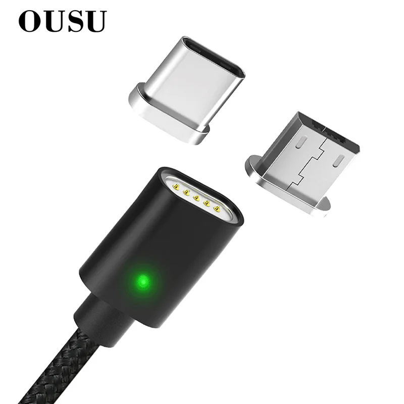 OUSU 2.4A Fast Charging 3 in 1 Magnetic Cable For iphone Lightning Cable USB Type C cabel For samsung s9 8 Magnetic Micro USB
OUSU 2.4A Fast Charging 3 in 1 Magnetic Cable For iphone Lightning Cable USB Type C cabel For samsung s9 8 Magnetic Micro USB