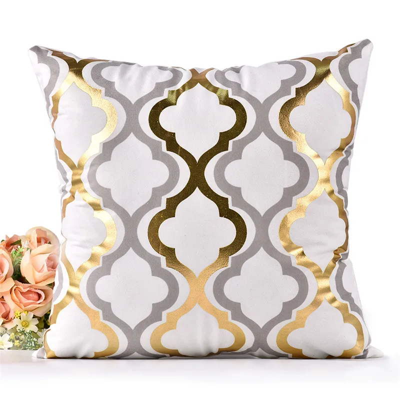 Golden Cushion Cover Polyester Cotton Soft Fashion Bronzing Cushion Covers Santa Xmas Decorative Sofa Pillow Case Pillowcase
Golden Cushion Cover Polyester Cotton Soft Fashion Bronzing Cushion Covers Santa Xmas Decorative Sofa Pillow Case Pillowcase