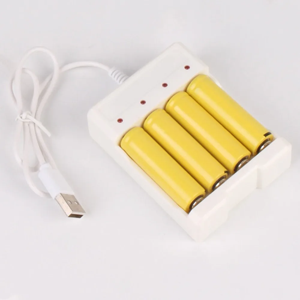 4 Shots 1.2 Universal USB Plug Smart Battery Charger For AA/AAA With Short Circuit Protection Rechargeable Batteries #272202
4 Shots 1.2 Universal USB Plug Smart Battery Charger For AA/AAA With Short Circuit Protection Rechargeable Batteries #272202